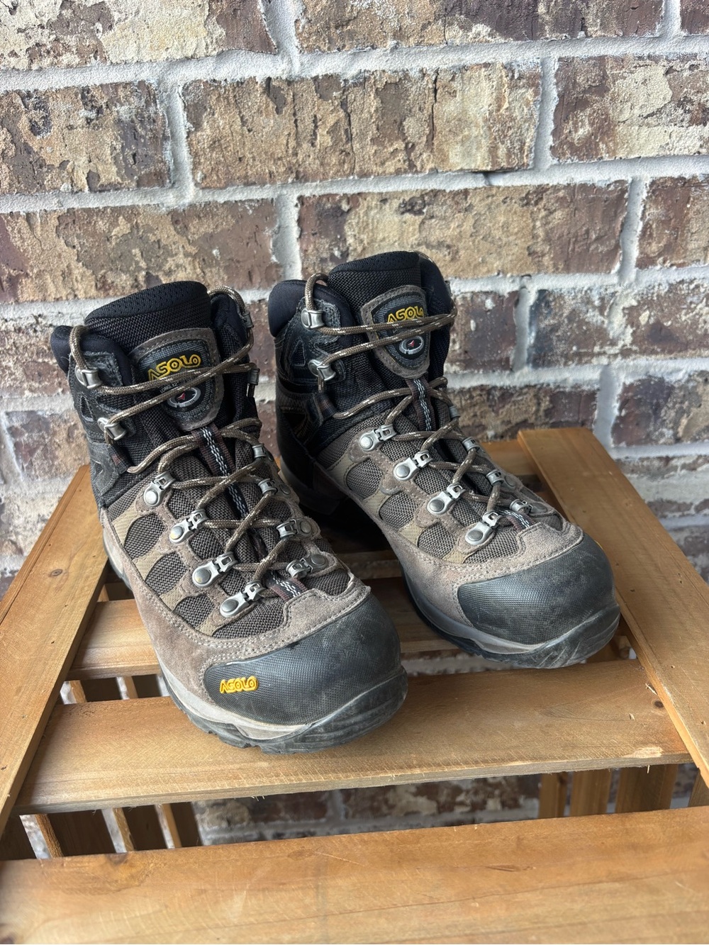 Asolo Brown and Black Women’s Hiking Boots